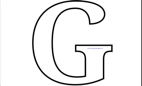 Printable Letter G Coloring Page Use This Printable Letter G Coloring