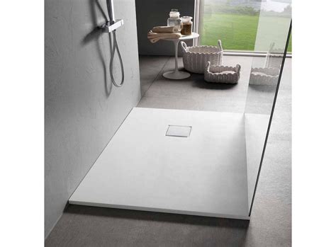 Modern Rectangular Shower Tray 120x90 In White Resin