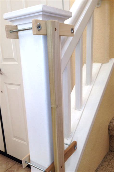 This banister to banister universal kit provides easy banister to banister and banister to wall installation of most hardware and pressure mounted gates. Custom Baby Gate Wall and Banister No Holes Installation ...