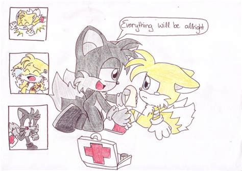 Merrick Comforting Tails By Leniproduction On Deviantart