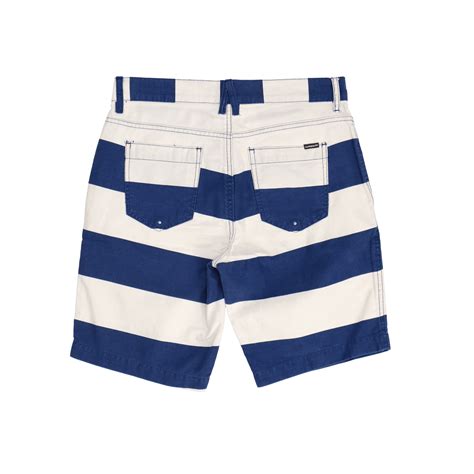 Quiksilver Pantaloncini Brmuda Tan Lines Blue White Multicolore Aqyws00124 Cotone Unisex Supernuts