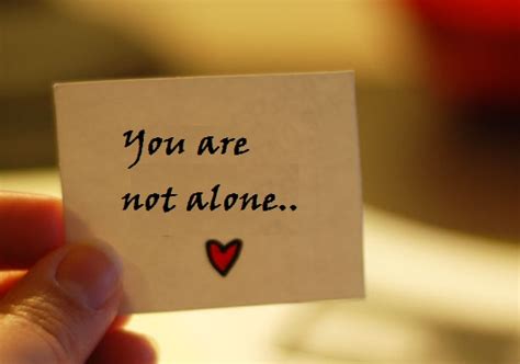 You Are Not Alone Educating For Life