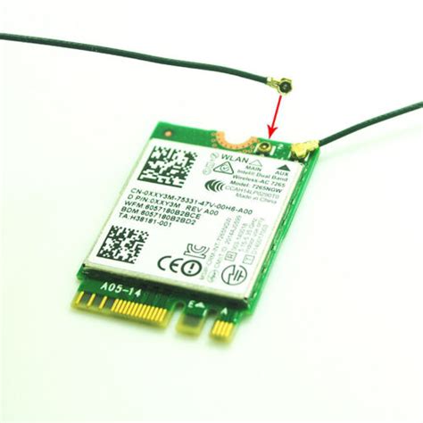 Ipex Mhf4 Antenne Interne Pour Ngffm2 Intel 7260 7265 8260 8265 Wifi
