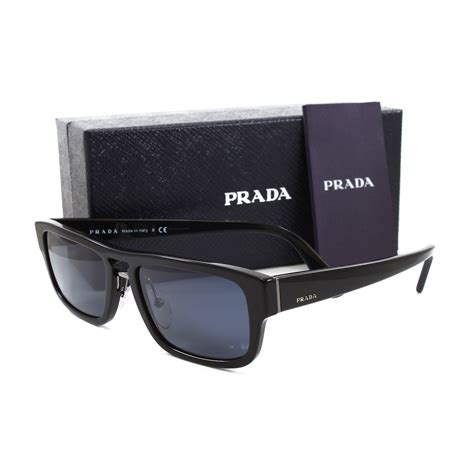 Unisex Pr05vs Sunglasses Black Blue Gray Prada Touch Of Modern