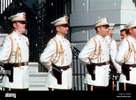 The Uniforms Of The White House Police Worn At An Arrival Ceremony