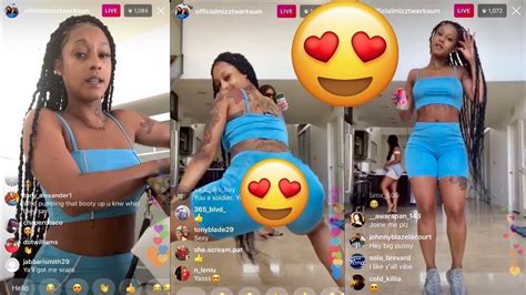 Mizz Twerksum Instagram Live YouTube