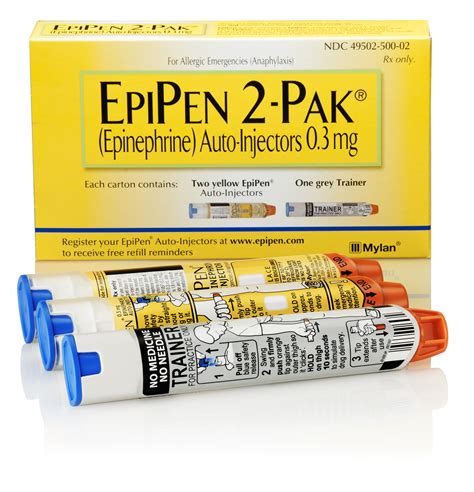 Epipen® Epinephrine Injection Usp Auto Injector 03 Mg 03 Mg Mylan
