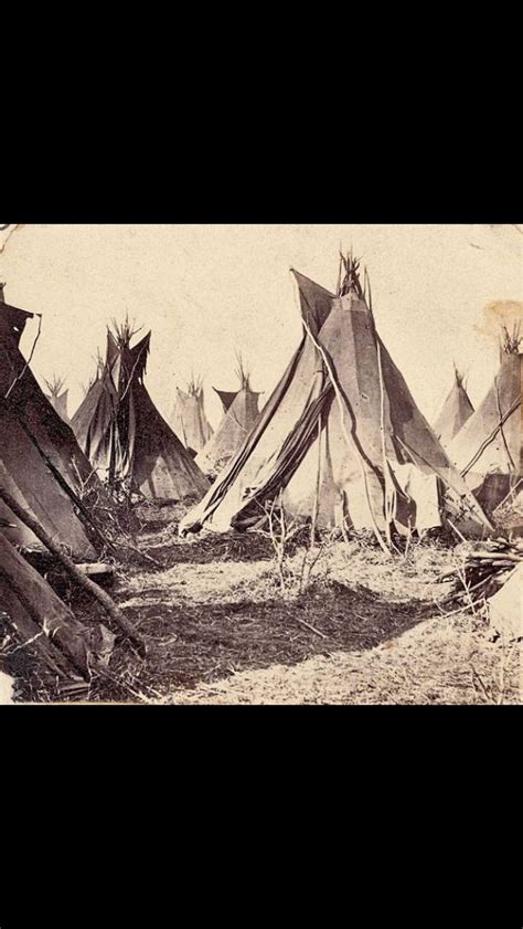 Hunkpapa Lakota Camp Late 1800s Lakota Artwork Photo