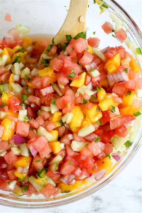 Homemade Watermelon Salsa Recipe About A Mom