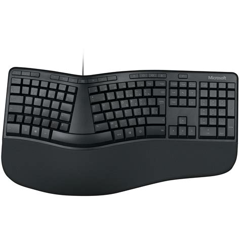 Microsoft Ergonomic Keyboard Keyboard Qwerty English Black