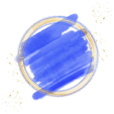 Golden Shining Hd Transparent Golden Shining Circle With Blue