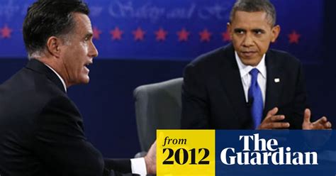 Obama V Romney The Final Presidential Debate In Video Clips Us
