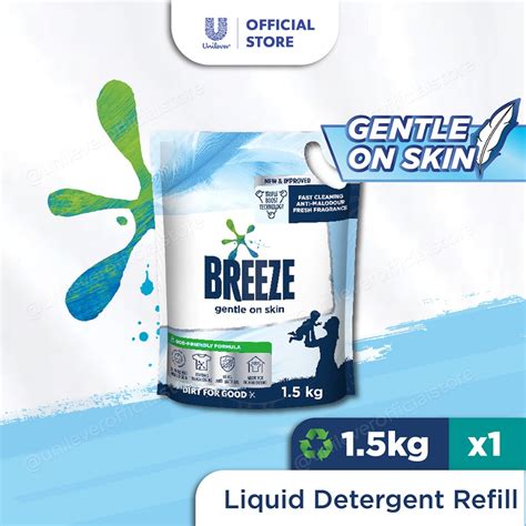 Breeze Gentle Liquid Detergent Refill 15l Shopee Singapore