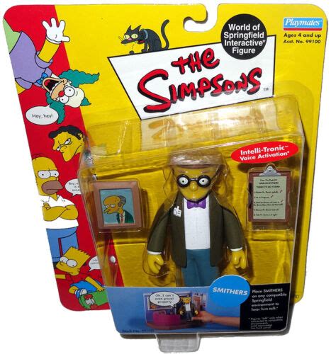 Simpsons Waylon Smithers Action Figure Wos Moc Series 2 Intelli Tronic Rare Toy Ebay
