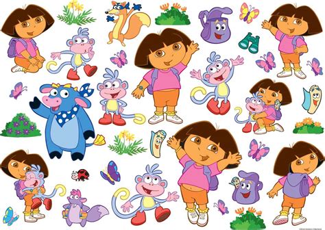 Dora The Explorer Characters Map Dora Movie Share Map 1