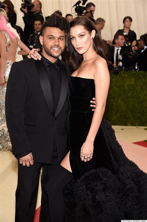 Met Gala 2016 The Weeknd And Bella Hadid Go Matchy Matchy In Givenchy