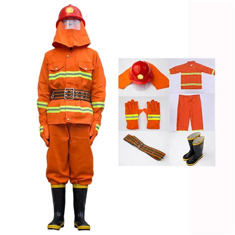 Fire Fighting Suit Safety Clothes Fireproof Flame Retardant Protective