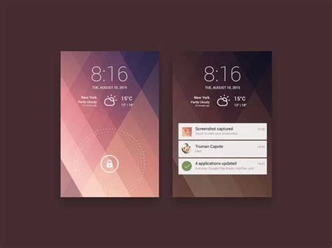 Android Launcher Ui Kit Free Psd Templates