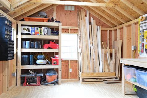 Take control of garage clutter by cleaning up dirt and oil spots and adding organ. 4 Shed Storage Ideas For Tons Of Added Function | Storage ...