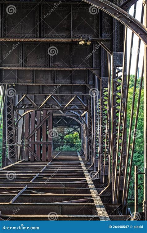 Old Rusty Bridge Stock Image Image Of Abstract Column 26448547