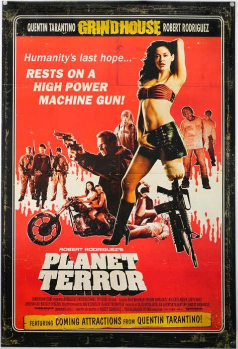 Planet Terror One Sheet International Terror Movies Grindhouse Horror Movie Posters