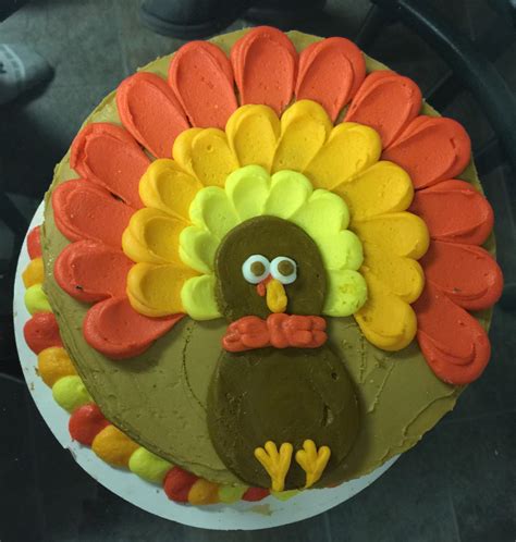 Turkey Cake For Thanksgiving Cakedecorating