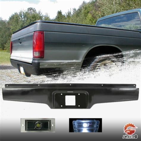 For 1982 1993 Chevy S10 Gmc S15 Sonoma Rear Bumper Roll Pan Wlicense