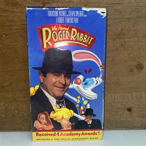 Who Framed Roger Rabbit Comedy Movie Vhs Tape Touchstone Pictures 1988 5 00 Picclick