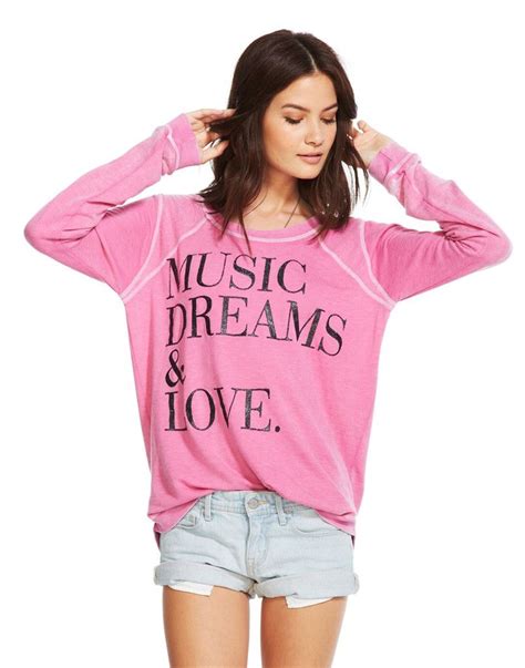 Chaser Brand Music And Dreams Pullover Tryst Chaser Brand Fashion