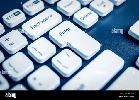 Computer Keyboard Closeup Stock Photo Alamy