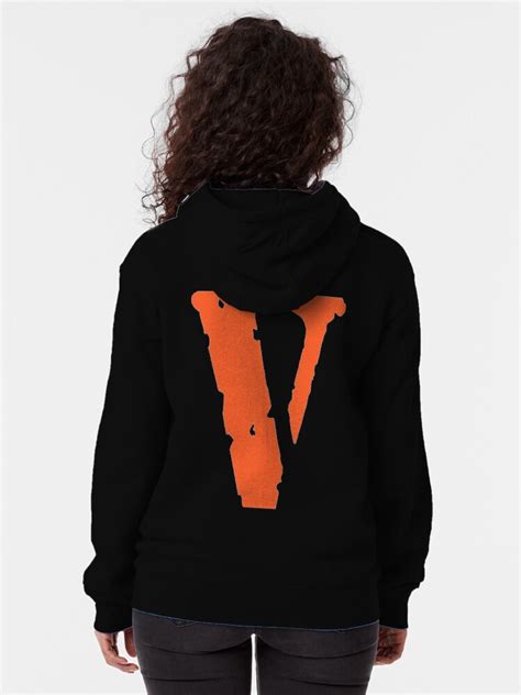Vlone Zipped Hoodie By Asfh Redbubble