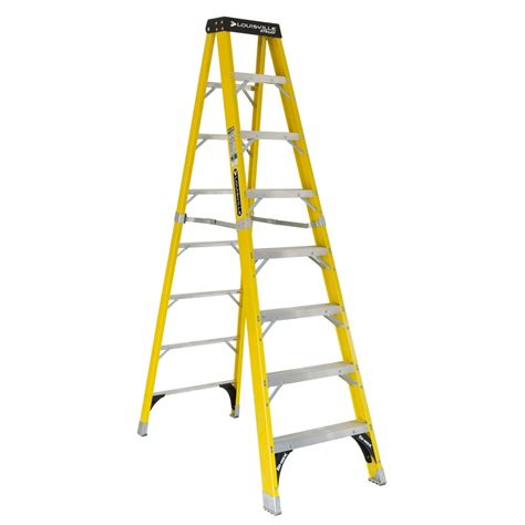 Louisville Ladder Fs1108hd 8 Ft Fiberglass Heavy Duty Step Ladder