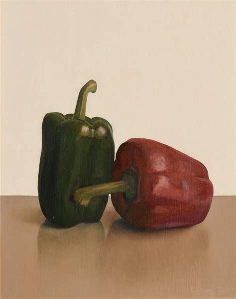 Lot 140 Green Pepper Red Pepper 2007 By Comhghall Casey Morgan