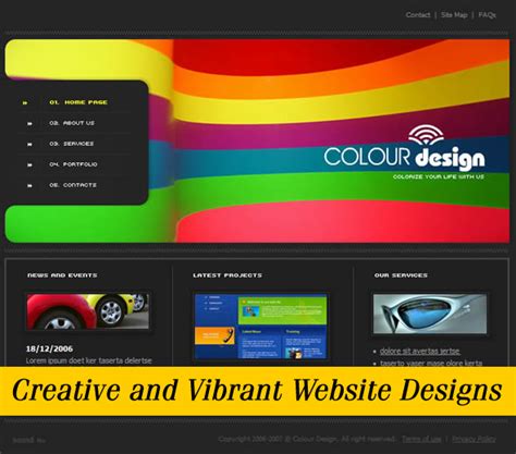 Colorful And Vibrant Website Designs Entheosweb