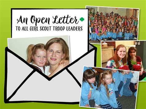 An Open Letter To All Girl Scout Troop Leaders Girl Scouts River