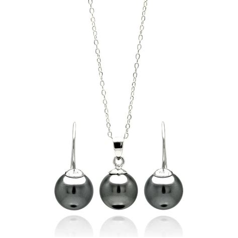 Novica, the impact marketplace, invites you to explore thousands of silver earrings at incredible prices crafted by talented artisans worldwide. Sterling Silver Black Pearl Earring and Necklace Set SSTS00460