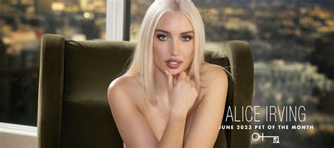 June Pet Of The Month Alice Irving Penthouse Magazine