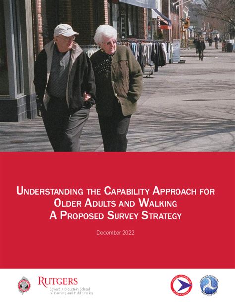 Understanding The Capability Approach For Older Adults And Walking A
