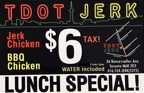 Tdot Jerk Home Toronto Ontario Menu Prices Restaurant Reviews