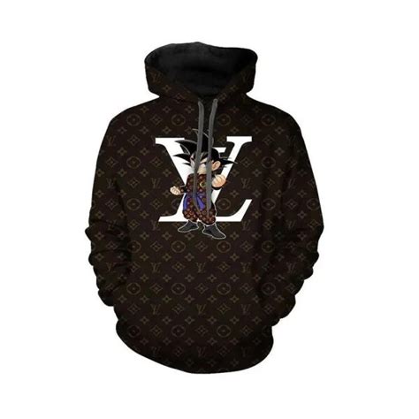 Fashion Luxury Brand Lv Louis Vuitton Goku Unisex Hoodie For Men Women