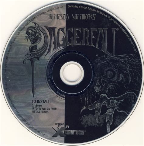 The Elder Scrolls Chapter Ii Daggerfall 1996 Dos Box Cover Art