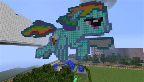Minecraft Rainbow Dash By Poke Freak123 On Deviantart