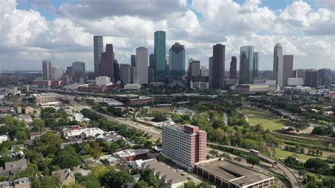Aerial of Downtown Houston, Texas Stock Video Footage - Storyblocks