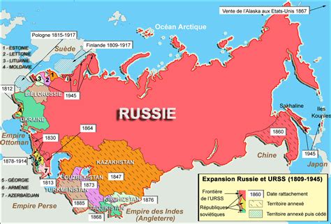 Russie Carte Mondiale • Voyages Cartes