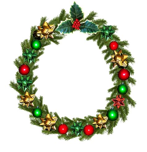 Christmas Wreath Png Transparent Image Download Size 694x720px