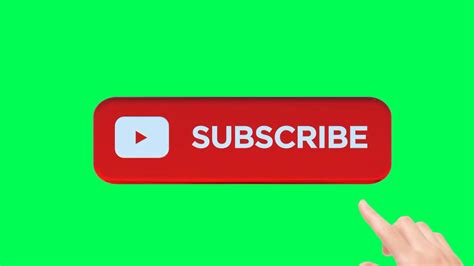 Top 10 Subscribe Buttons Green Screen 3d Animation Youtube
