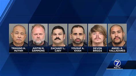 6 Men Arrested In Sex Trafficking Investigation After Agreeing To Pay For Sex In Lincoln Hotel