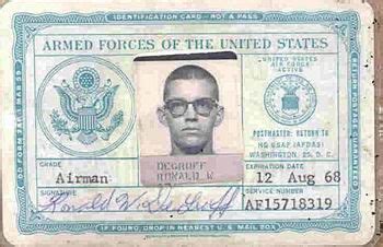 As a service member, you'll need to pull out your id a lot. Military ID please - Coleman Collectors Forum