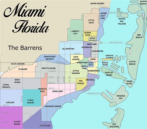 Mapa Turístico De Miami 2021 Todos Los Tips
