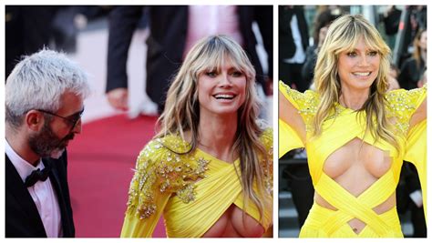 Heidi Klum Suffers Predictable Nip Slip At Cannes Film Festival Arf